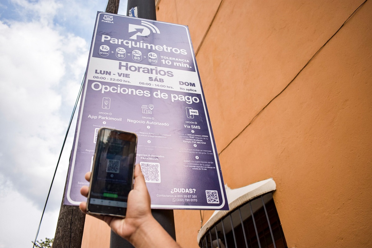 Parquímetros generan 35 mil pesos en su primera semana de operación en Puebla 2 DSC 0415