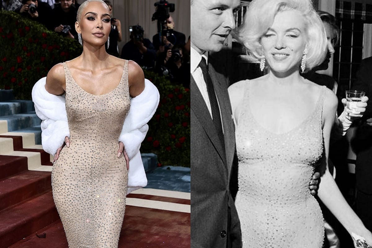 Kim Kardashian arruina el icónico vestido de Marilyn Monroe y fans explotan en redes 4 Kim Kardashian 1