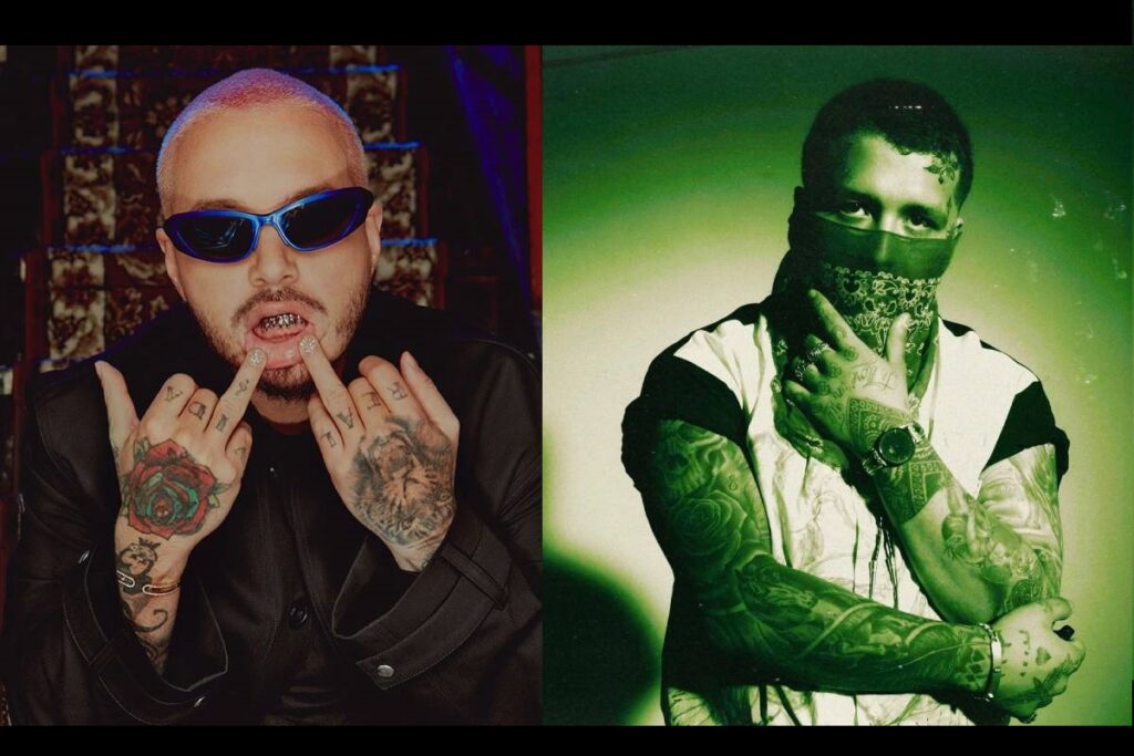 Pelea entre Nodal y Balvin