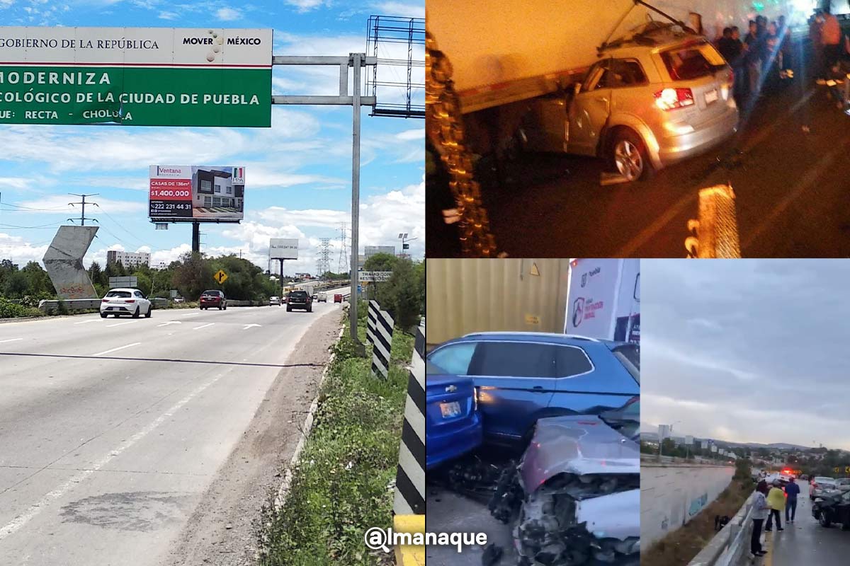 Periférico Ecológico: Accidentes dejan siete muertos en lo que va del año 4 Periferico Ecologico Accidentes Puebla