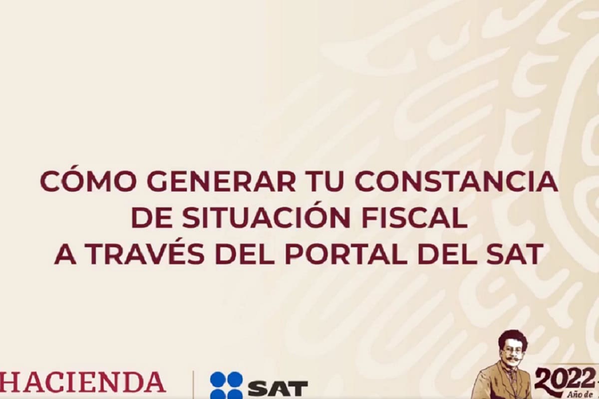 Aquí te decimos cómo tramitar tu constancia de situación fiscal sin e-firma en el SAT 4 SAT 1