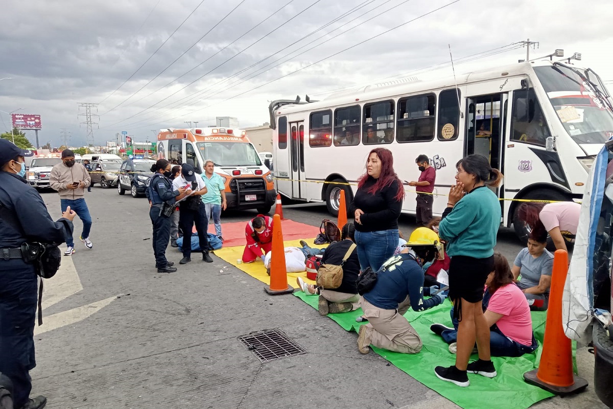 Niña de dos años entre los lesionados en accidente de la ruta 45 en Puebla 3 choque 2