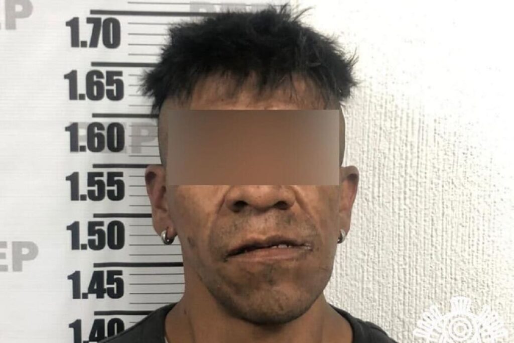 detenido en coronango por robo de luminarias 1