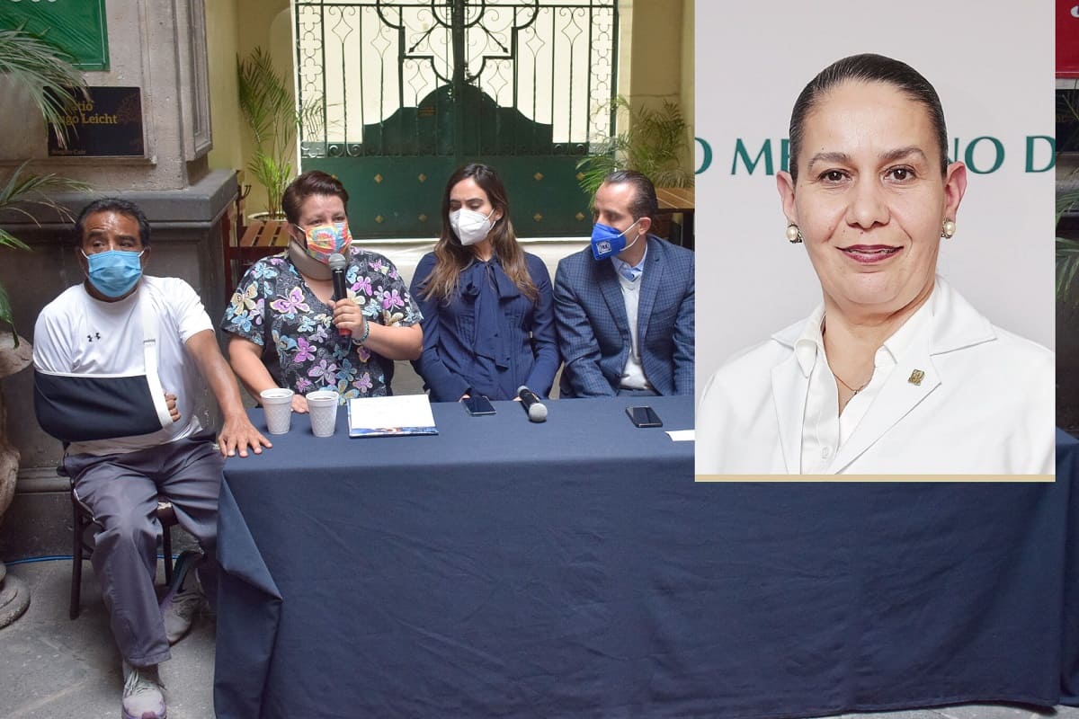 Trabajadores exigen renuncia de la delegada del IMSS Puebla por desplome de elevador en La Margarita 3 exigen renuncia de aurora trevino imss 1