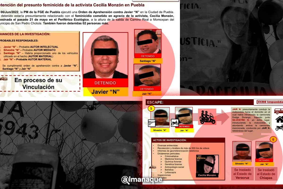 Exhiben rostros de feminicidas de Cecilia Monzón en la mañanera de AMLO 4 feminicida javier lopez zavala vinculacion