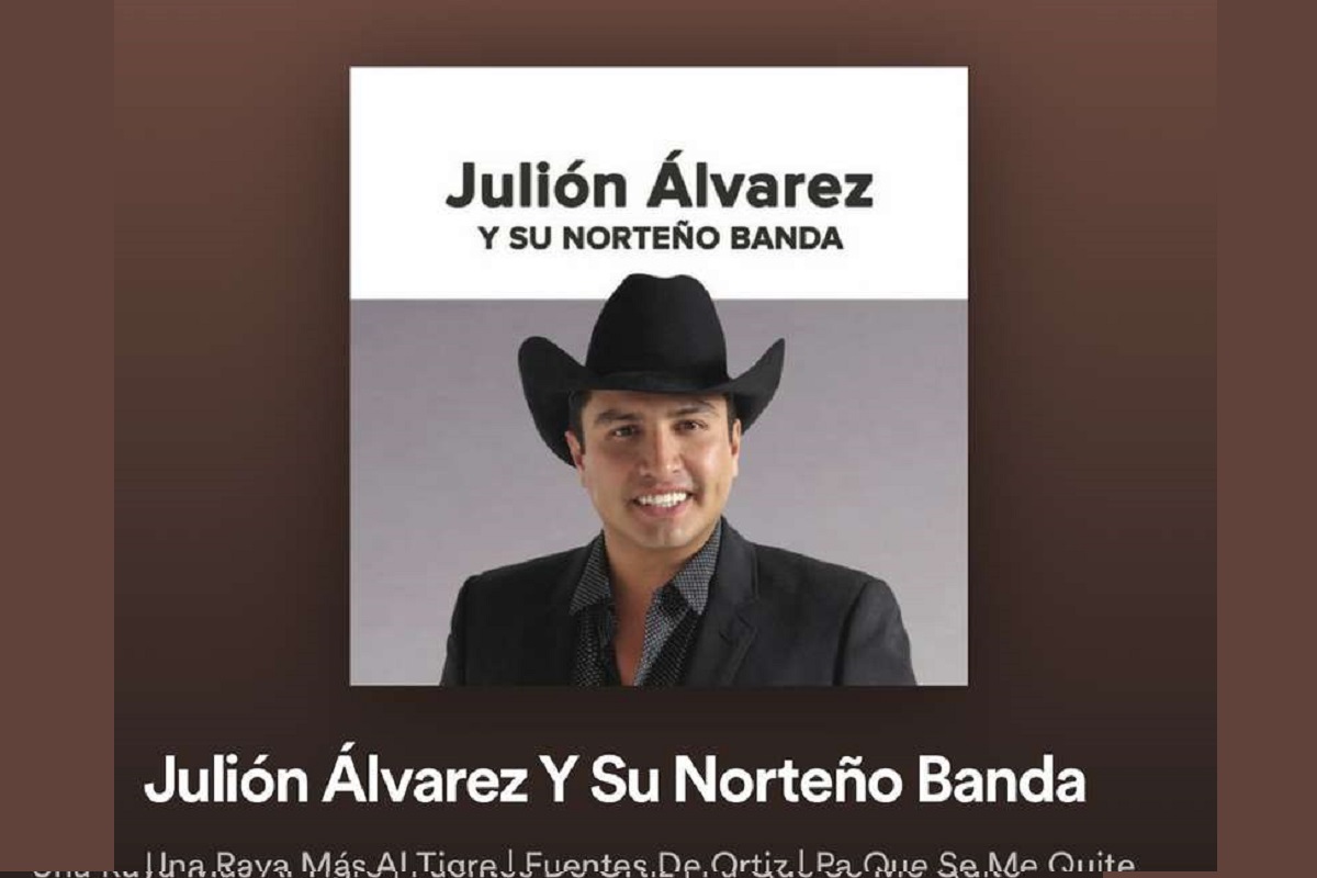 Julión Álvarez regresa a Spotify tras ser borrado de la lista negra de EU 3 julion alvarez