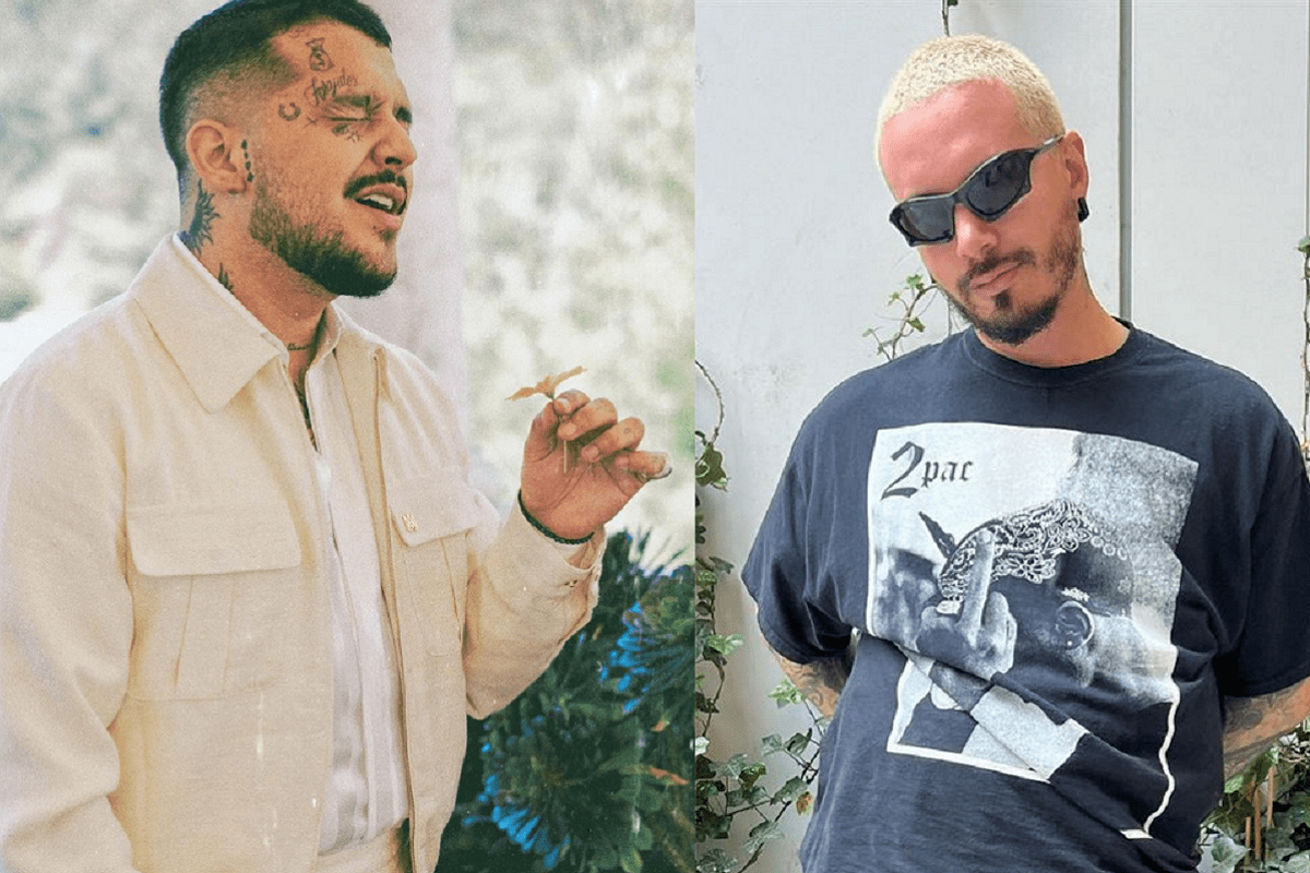 El arrepentido: Nodal se disculpa con J Balvin durante concierto en Michoacán 4 nodal y j balvin 1