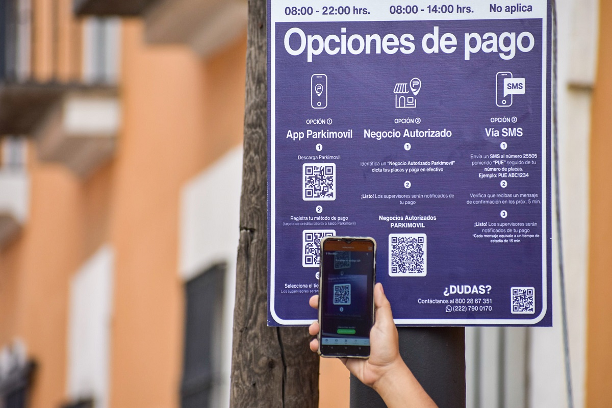 Aumentan 37% ingresos de parquímetros en la segunda semana de operación en Puebla 3 parquimetroos