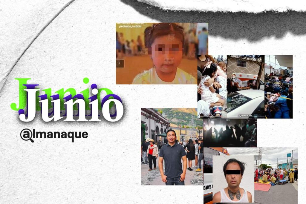 portada junio Linchamiento balacera feminicidio y alpinista fallecida