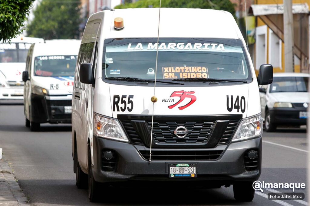 Combis Puebla retiro de concesiones por cambio de camion a urban 3