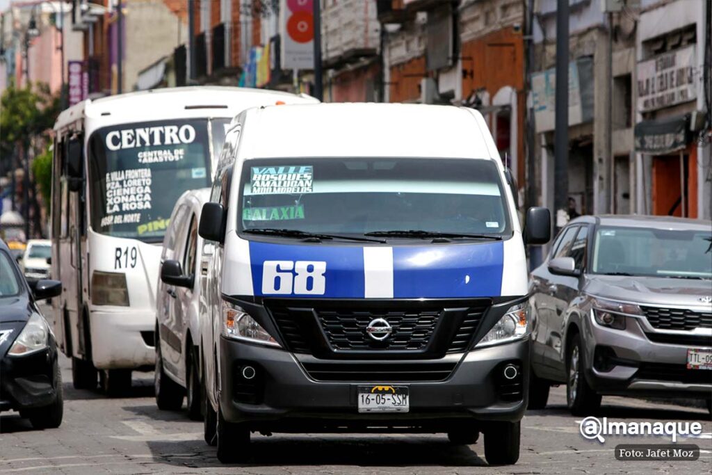 Combis Puebla retiro de concesiones por cambio de camion a urban 6
