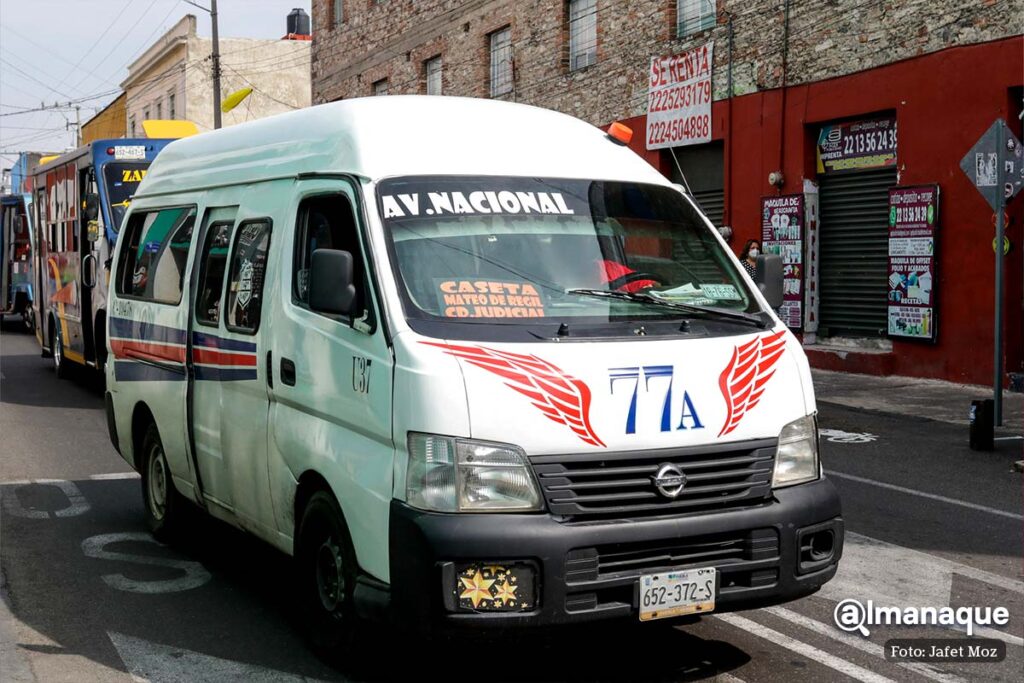 Combis Puebla retiro de concesiones por cambio de camion a urban 7