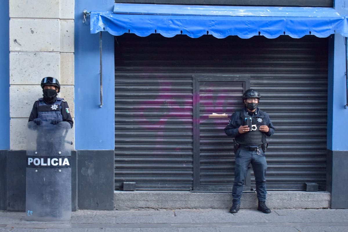 Gobernación municipal monta operativo para evitar instalación de ambulantes en el Centro Histórico 11 DSC0500 2