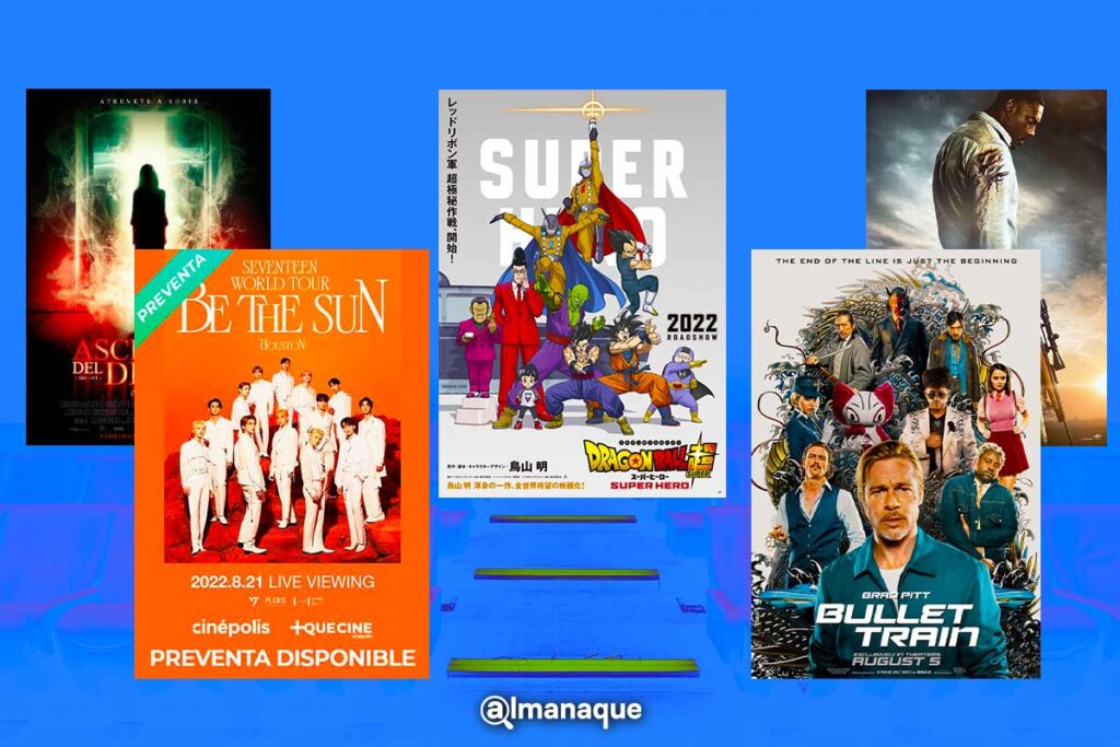 Estos son los estrenos que llegaran a los cines de Puebla en agosto