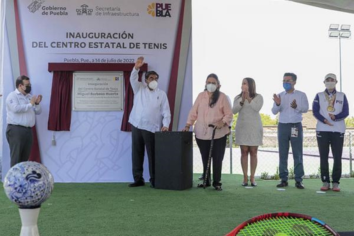 Con nuevo Centro de Tenis, gobierno de Puebla fortalece al deporte y tejido social: MBH 1 barbosaaa