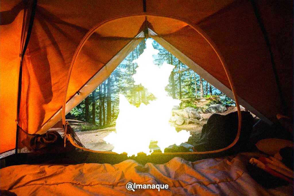 donde acampar en Puebla