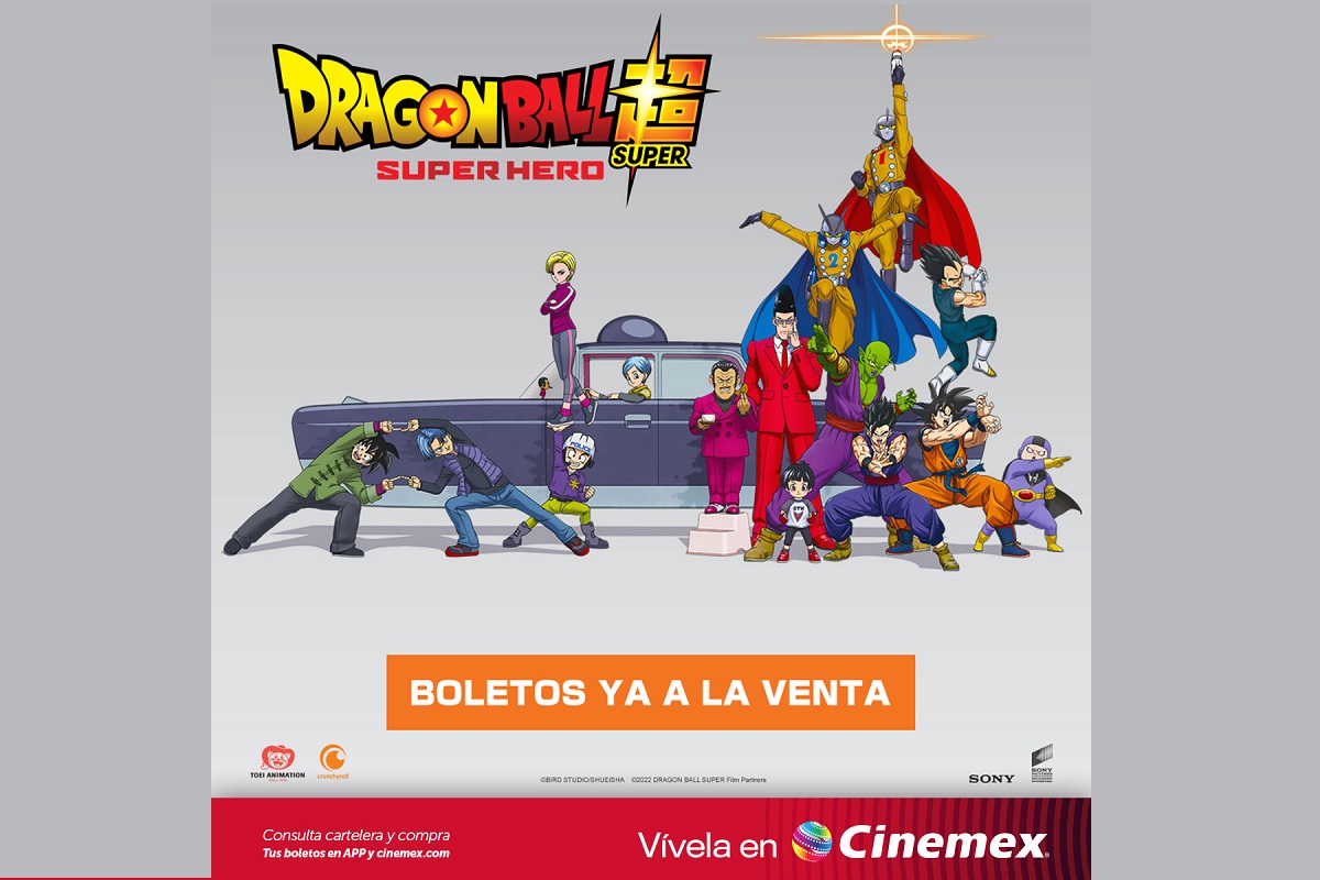 ¿Quieres ver Dragon Ball Super: Superhero en Cinemex? Aquí puedes comprar tus boletos 13 dragon ball
