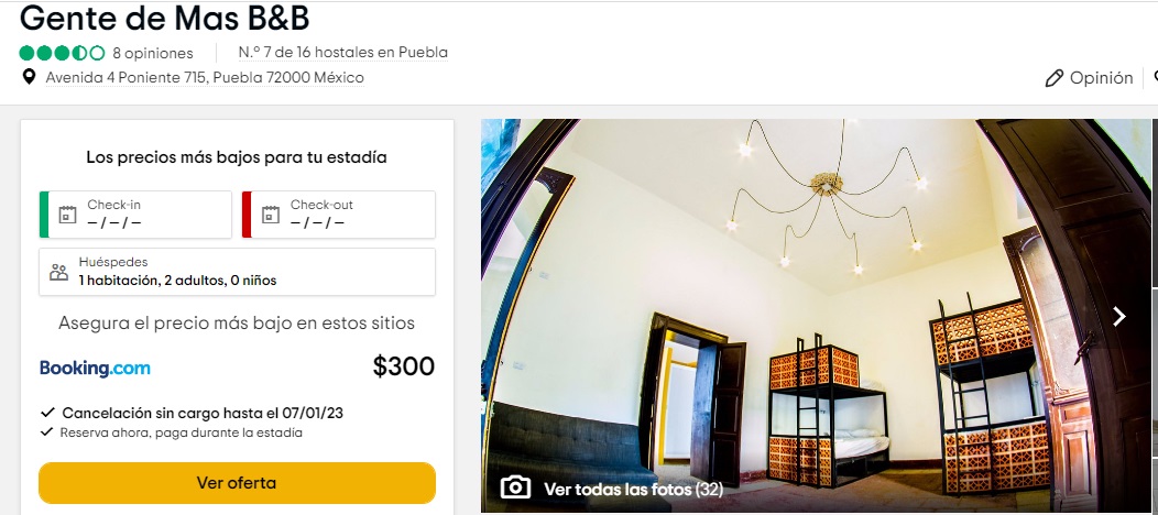 Hoteles en Puebla