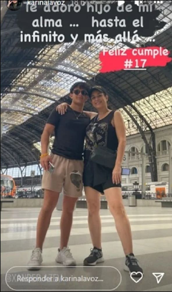 Reaparece el hijo de la cantante Karina tras completar su transición de género 6 hijo de la cantante Karina