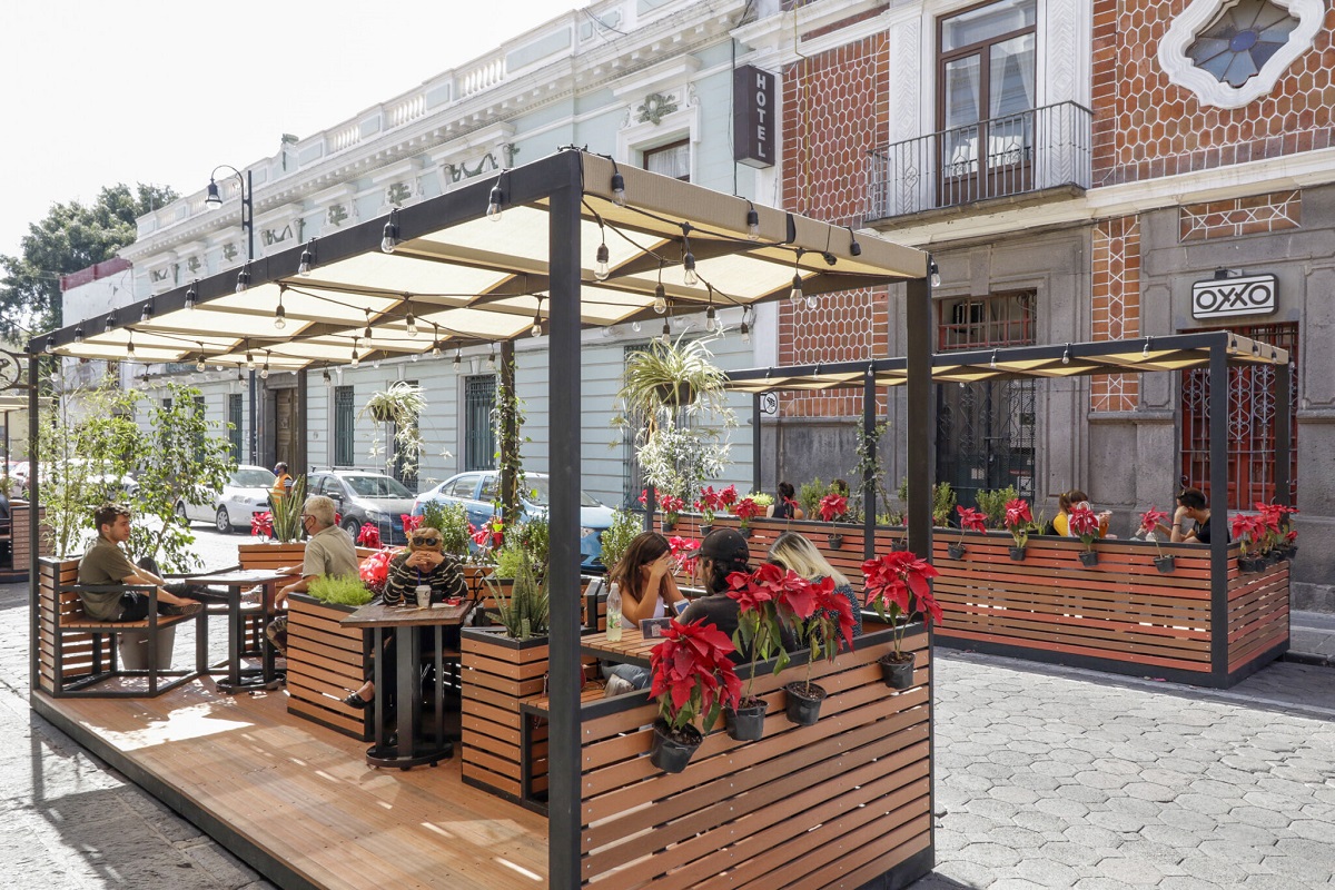 Ayuntamiento de Puebla instalará 10 nuevos parklets en septiembre 2 parklets