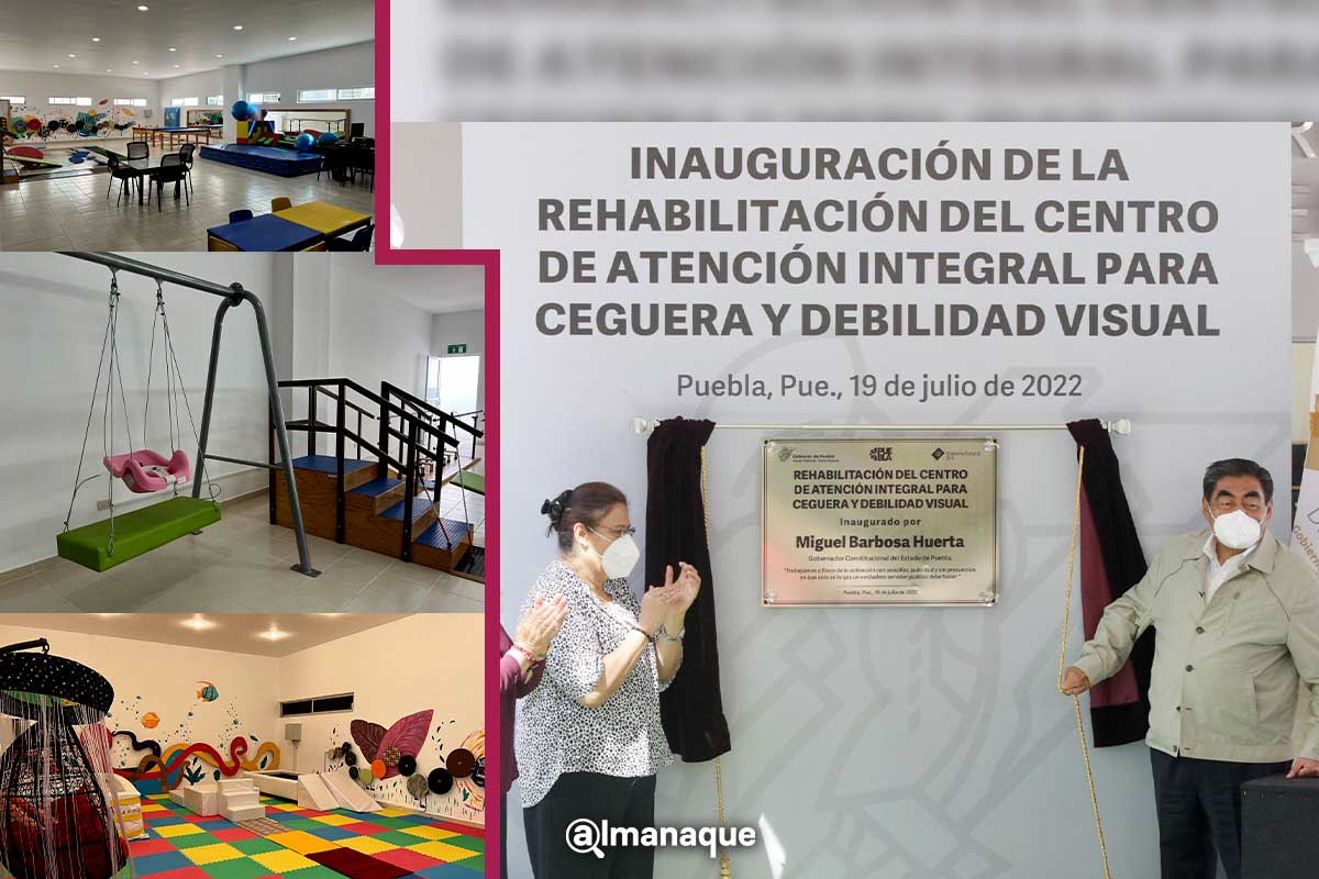 Inaugura Barbosa el Centro de Atención Integral para Ceguera y Debilidad Visual; esto podrás encontrar 11 portada Centro de Atencion Integral para Ceguera y Debilidad Visual Puebla