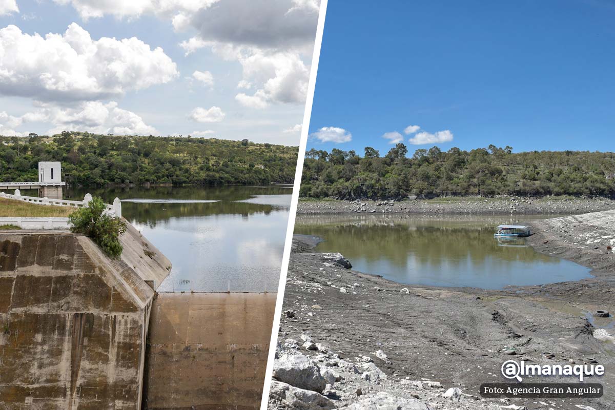 FOTOS: En 10 meses, la presa de Valsequillo pasó del máximo de su capacidad a estar vacía 6 presa de Valsequillo paso del maximo de su capacidad
