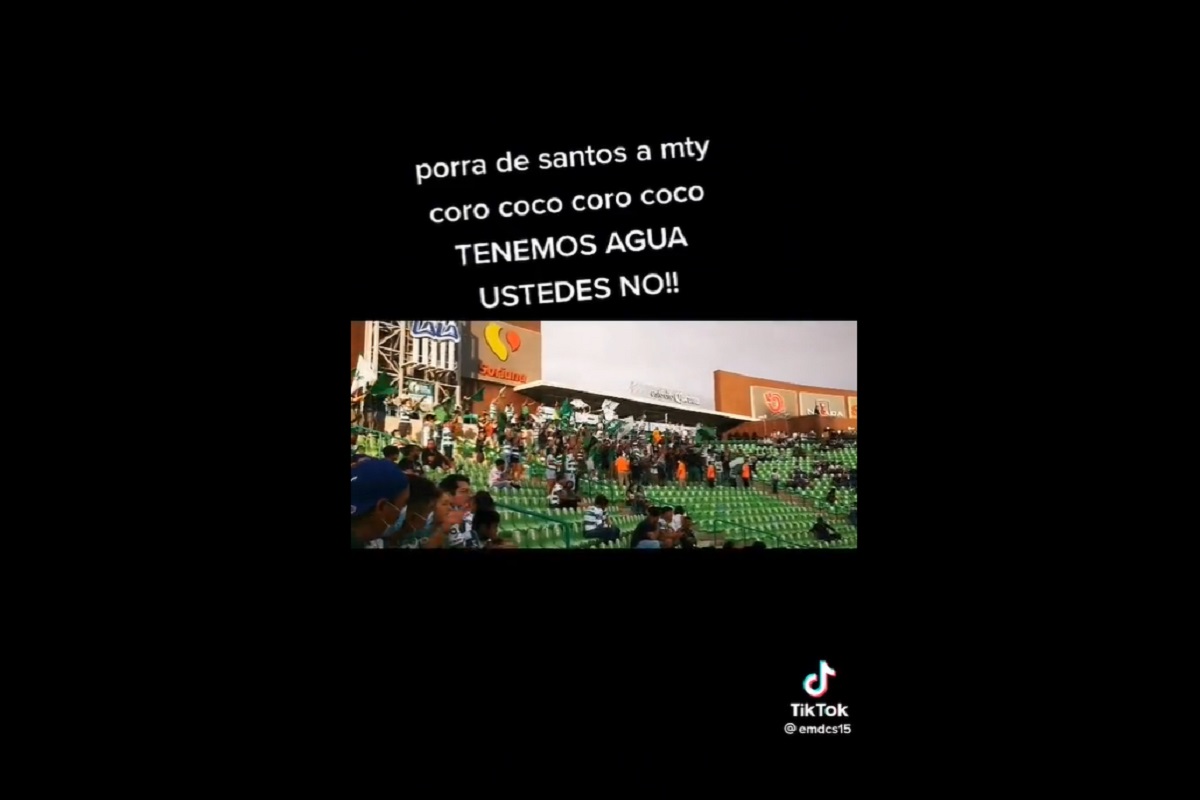 VIDEO: "Tenemos agua, ustedes no", la porra que le dedicaron a los Rayados de NL 2 rayadoos