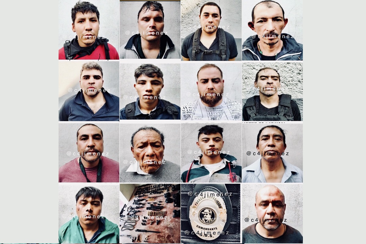 Un poblano entre los detenidos en la CDMX con placas de "El Chapo" Guzmán 2 secuestradores