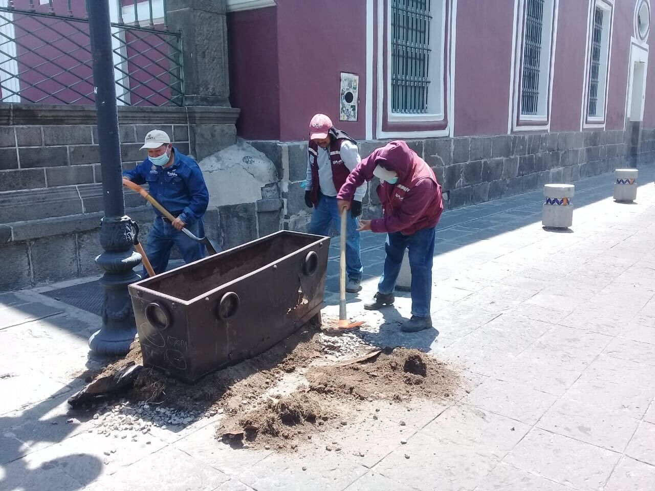 Ayuntamiento de Puebla continúa labores para mejorar la imagen urbana del Centro Histórico 2 Imagen de iOS 228