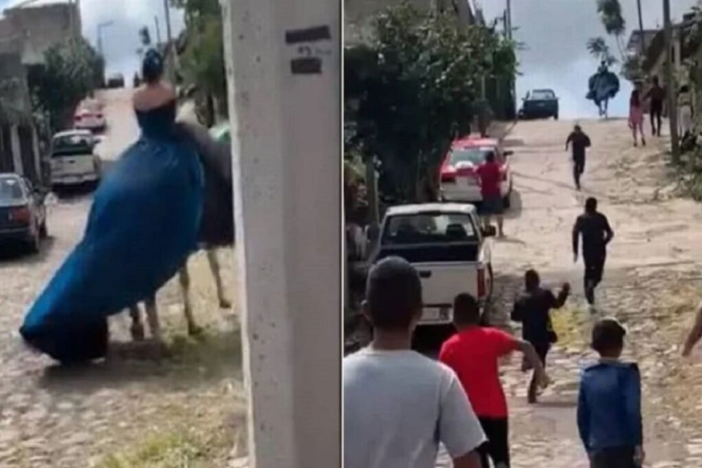 Quinceanera secuestrada por un caballo 1