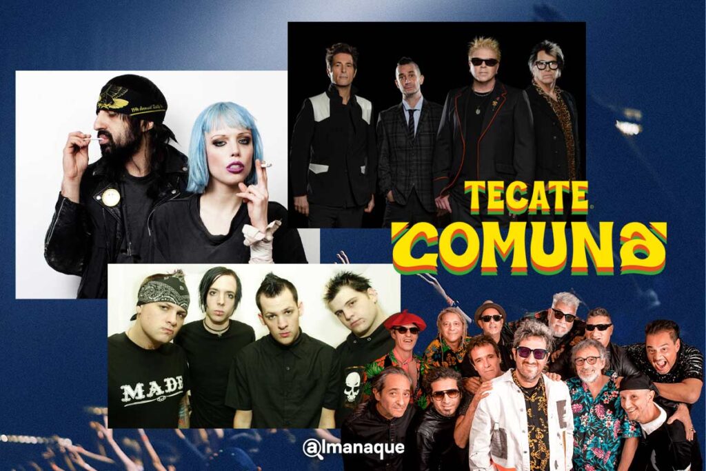 bandas que se han presentado en el Tecate Comuna