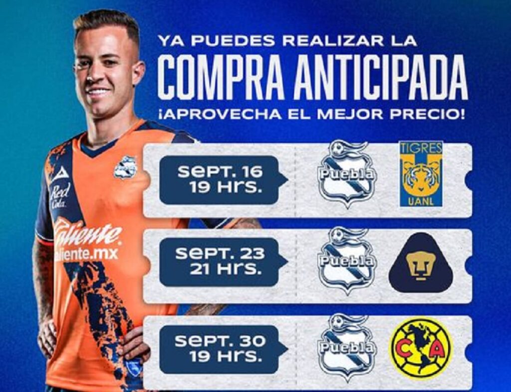 boletos Puebla vs America