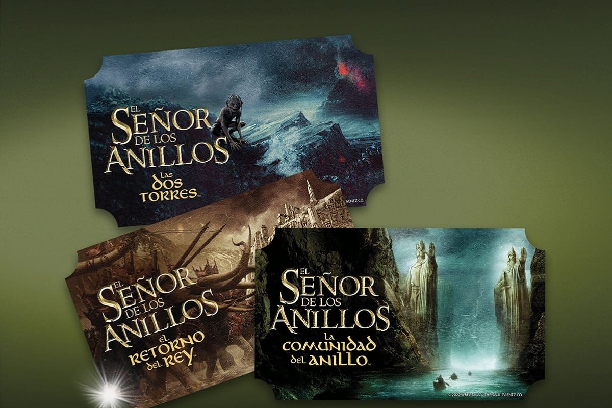 Ya están a la venta los boletos coleccionables para ver la trilogía de "El señor de los anillos" en Cinemex 4 boletos el senor de los anillos 1