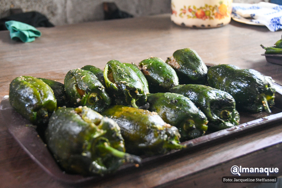FOTOS: Este es el auténtico chile poblano que tiene una versión pirata china 5 chiles en nogada 17
