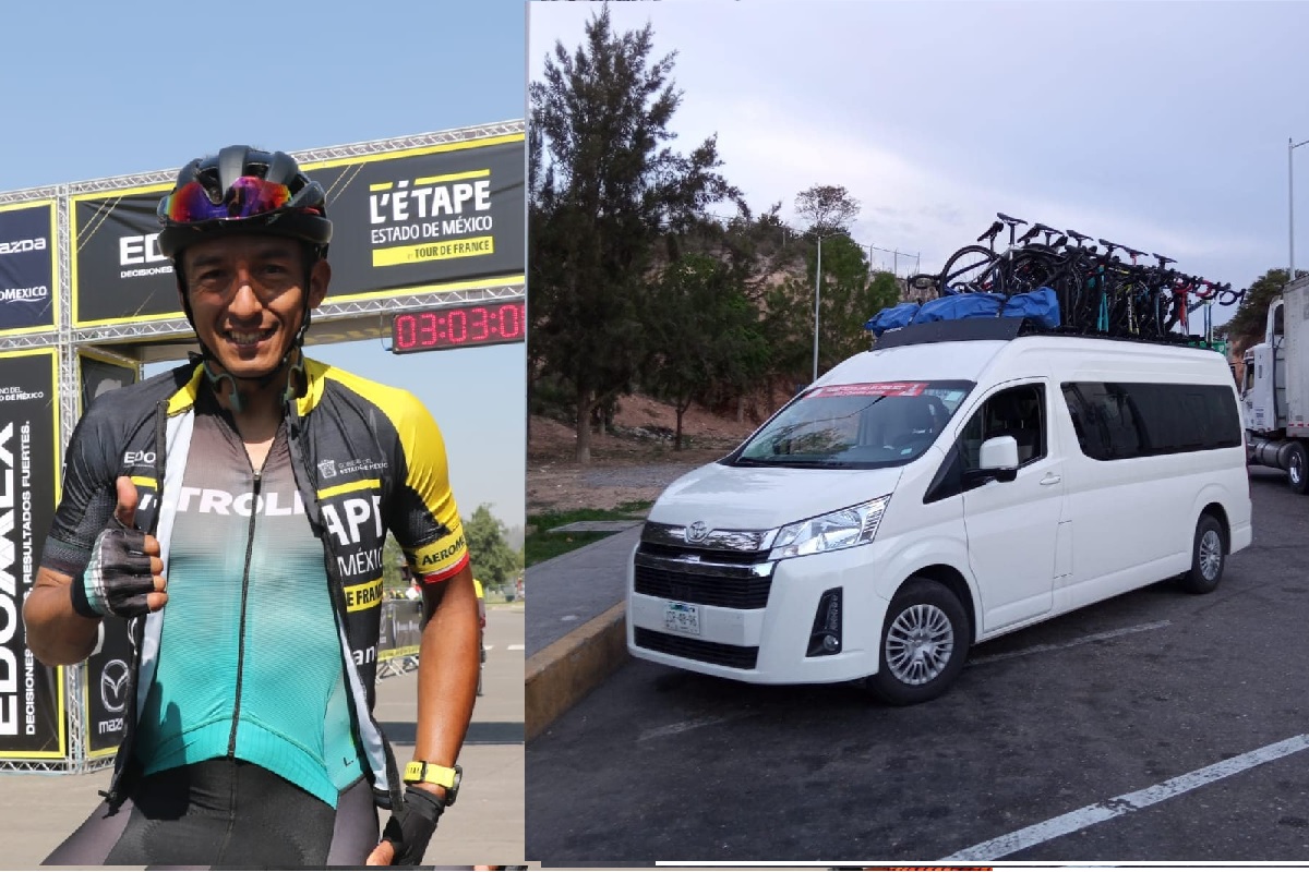 En violento asalto, roban camioneta y nueve biciletas a ciclistas del equipo Petrolike 2 ciclistas