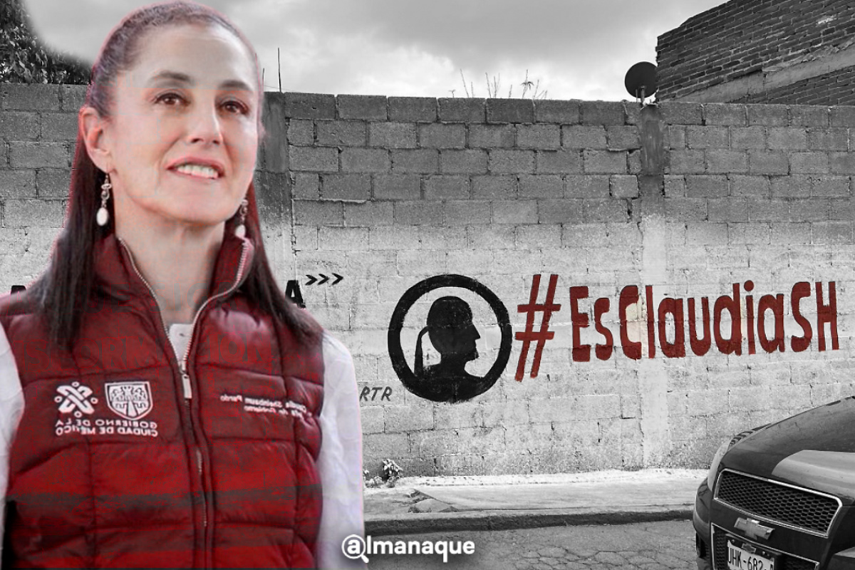 En bardas, continúa promoción de Claudia Sheinbaum en Puebla 5 claudiabardas