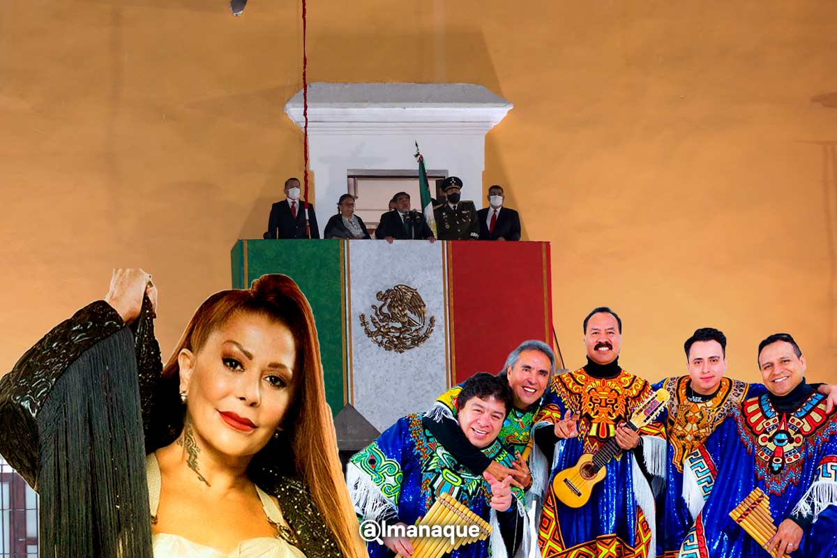Los Askis y Alejandra Guzmán para el Grito de Independencia en Puebla; Barbosa regresa al Palacio Municipal 3 quince de septiembre Puebla Alejandra Guzman Los Askis