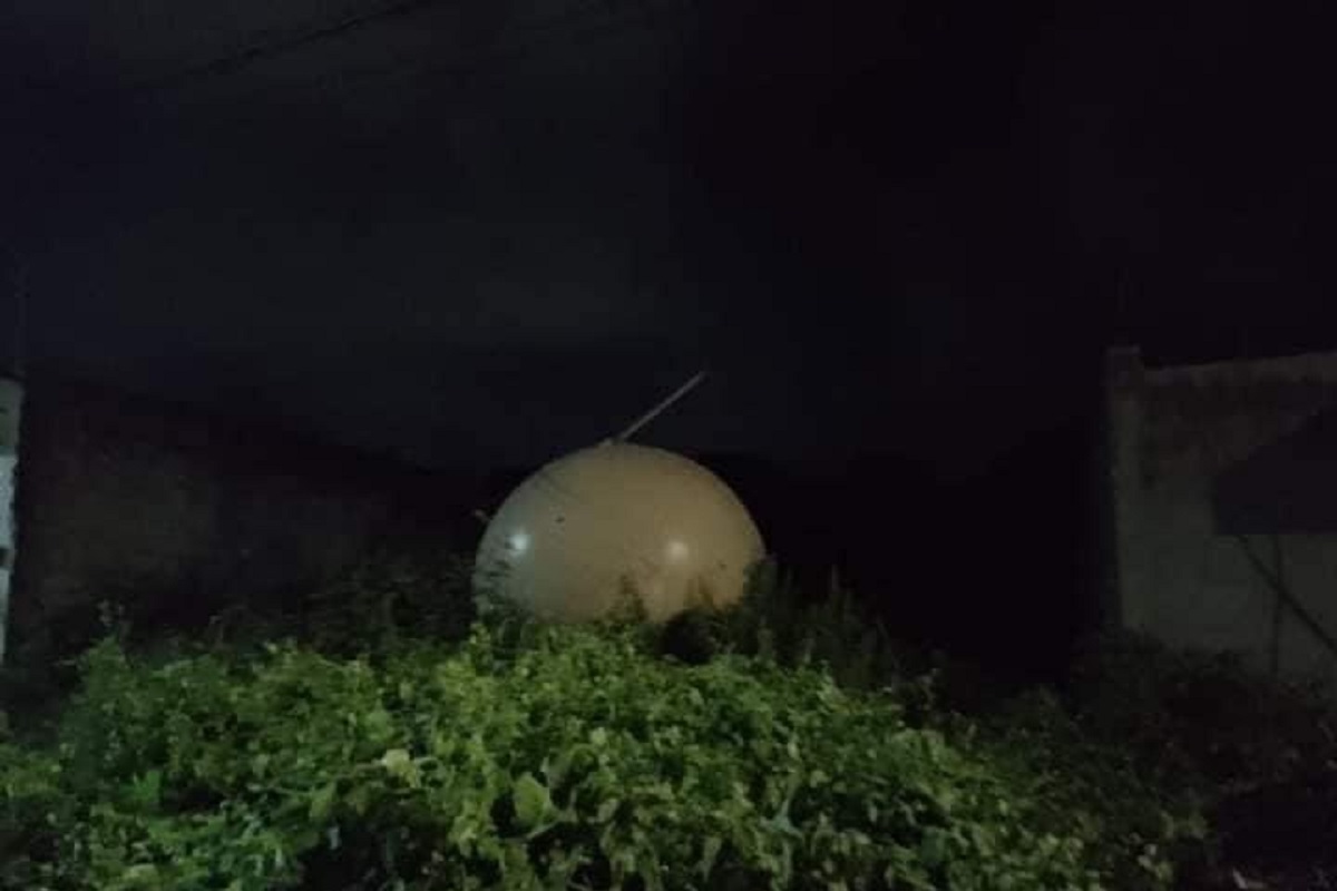 FOTOS: Extraño objeto cae del cielo en las copas de los árboles en Veracruz 2 veracruz