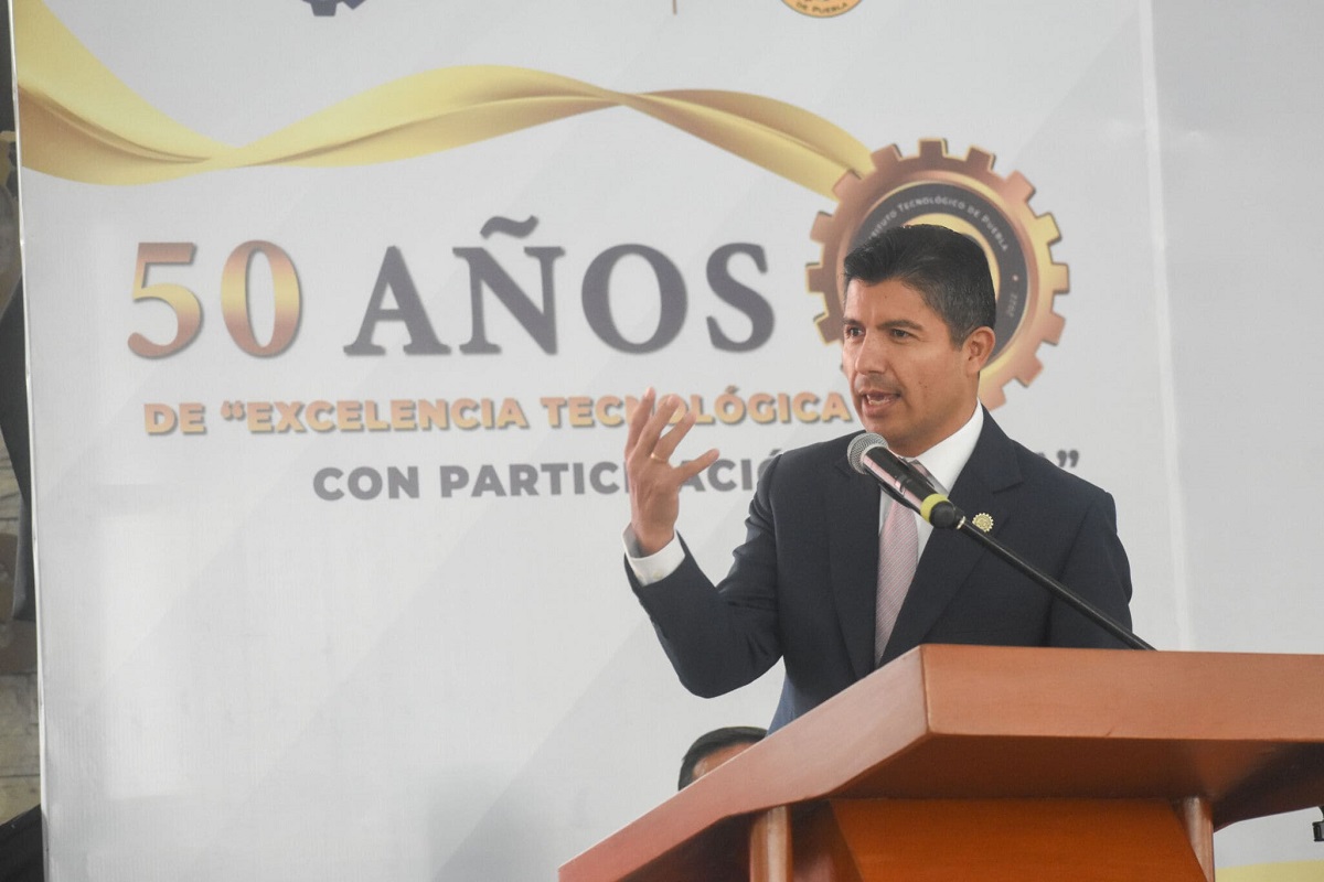 Anuncia Lalo Rivera que relaminarán avenida del Tecnológico de Puebla 2 Lalo Rivera Tecnologico