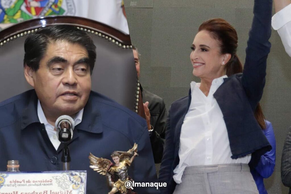 Miguel Barbosa gobernador de Puebla Augusta Diaz de Rivera PAN