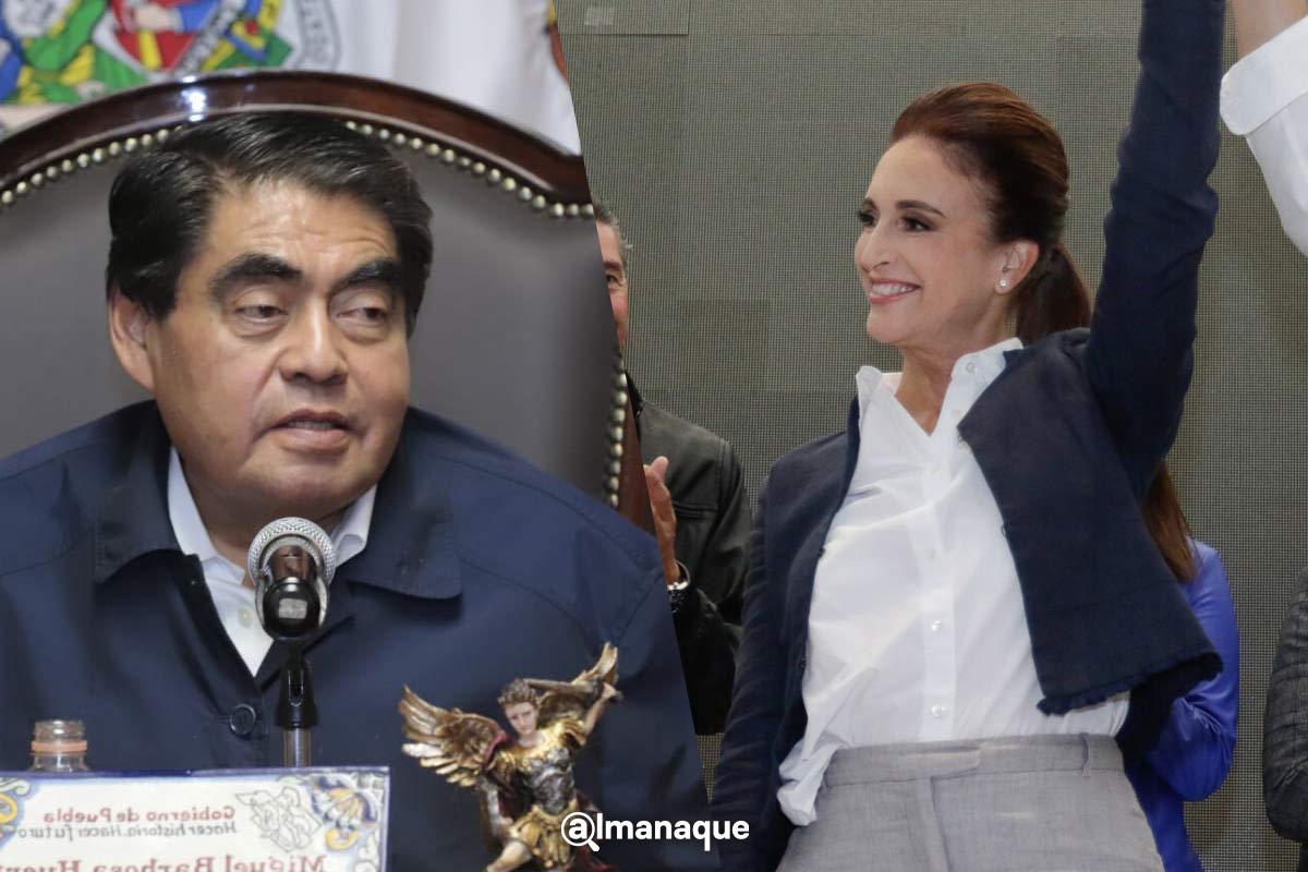 Miguel Barbosa gobernador de Puebla Augusta Diaz de Rivera PAN