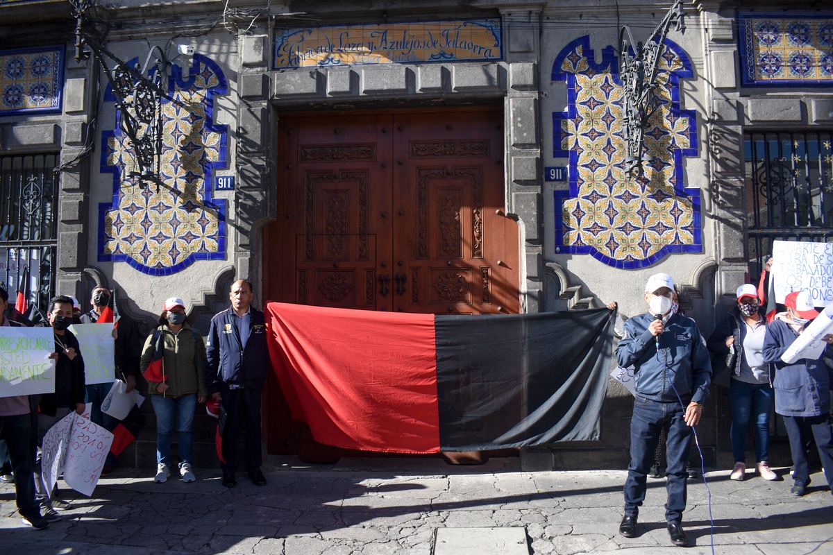 Trabajadores de Talavera Uriarte en Puebla estallan la huelga 3 Talavera Uriarte