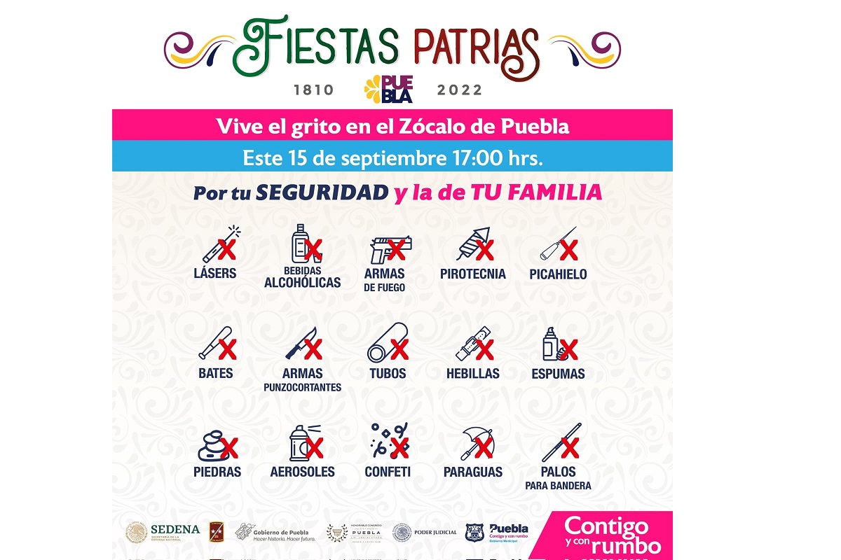 Ayuntamiento de Puebla exhorta a la ciudadanía a tomar medidas preventivas durante festejos patrios 2 WhatsApp Image 2022 09 13 at 12.56.15 PM