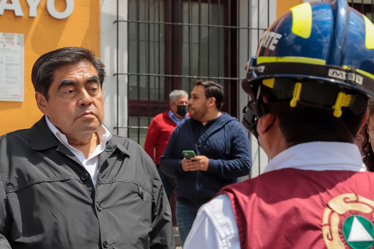 Participa Puebla en “Simulacro Nacional 2022”, Barbosa encabeza ejercicio desde Casa Aguayo 2 barbosa 1 6
