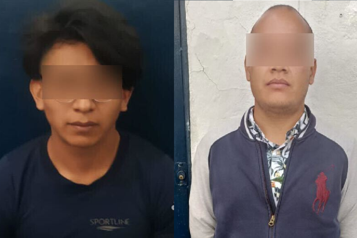 Detienen Policía Estatal y municipal a dos personas en posesión de aparente droga 2 bole 1