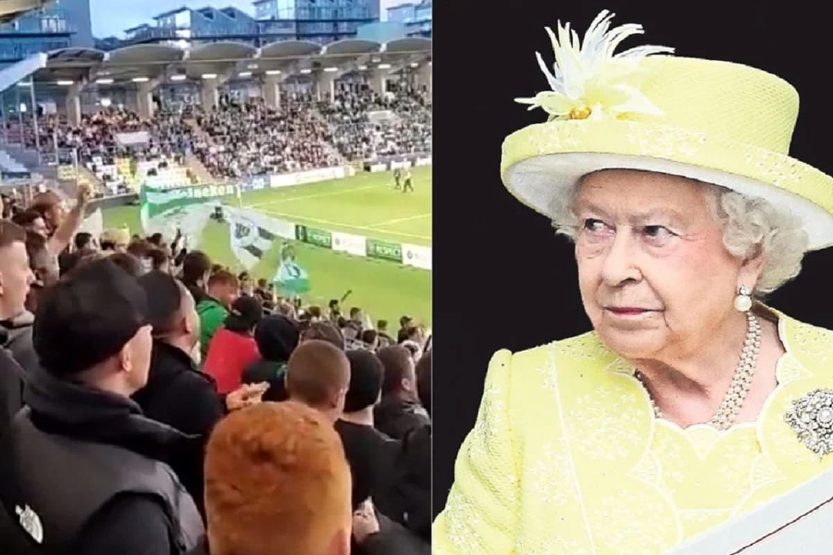 VIDEO: Aficionados de equipo de futbol festejan la muerte de la reina Isabel II 4 festejan muerte de reina isabel 1
