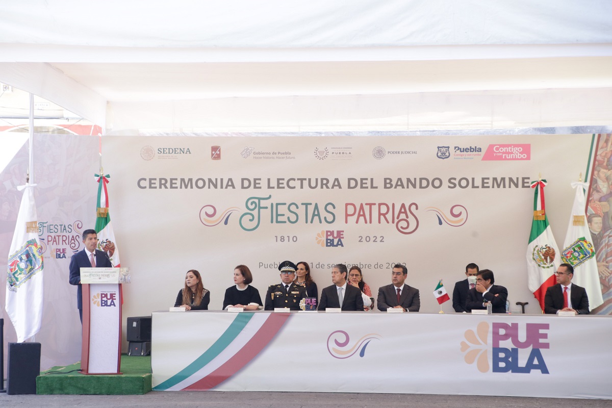 Ayuntamiento Y Gobierno De Puebla Anuncian Actividades Por Fiestas Patrias