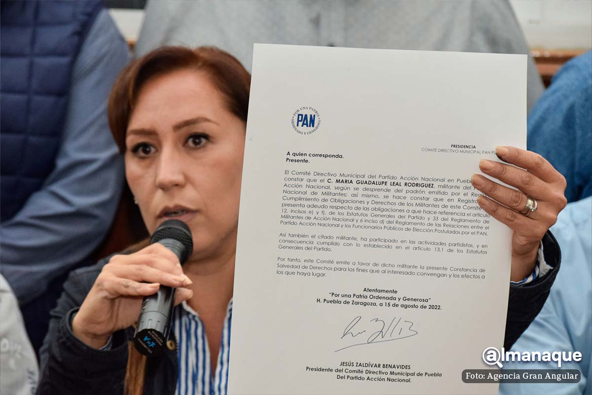 Niegan registro a Guadalupe Leal por la dirigencia municipal del PAN; debe 100 mil pesos de cuotas 2 lupita leal pan denuncia