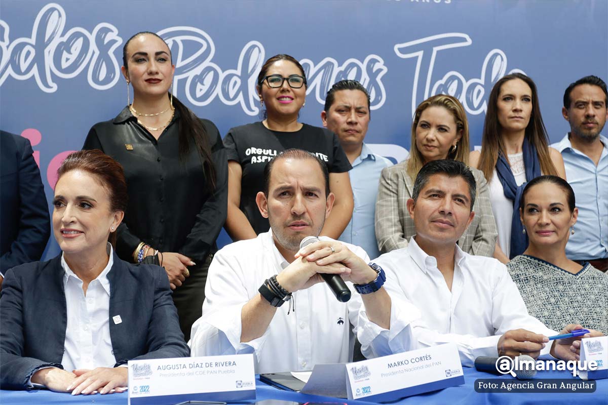 Dirigente nacional del PAN da luz verde a aspirantes a la gubernatura para recorrer el estado 3 marko cortes Eduardo Rivera pan 3