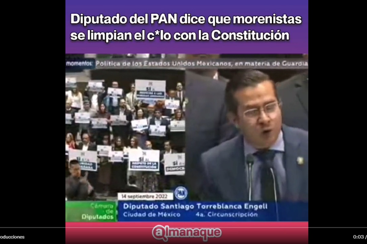 VIDEO: Diputado del PAN acusa a legisladores de limpiarse el c*lo con la Constitución 2 mercado 1